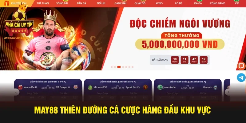 May88 thiên đường cá cược hàng đầu khu vực