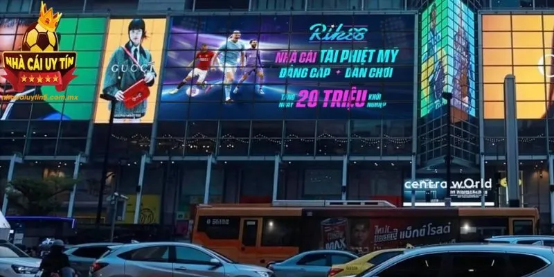 Billboard Rik88 tại Central World